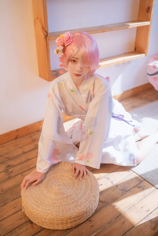 [Coser] Chinese 爆机少女喵小吉 - 双子：拉姆蕾姆 preview 16