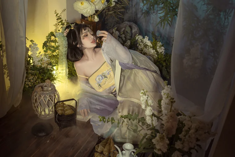 [Coser] Chinese 爆机少女喵小吉 - 浣溪沙.端午 preview 15