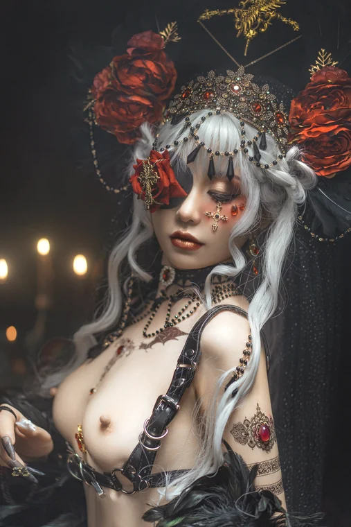 [Coser] Chinese 爆机少女喵小吉 - 鸦 preview 23