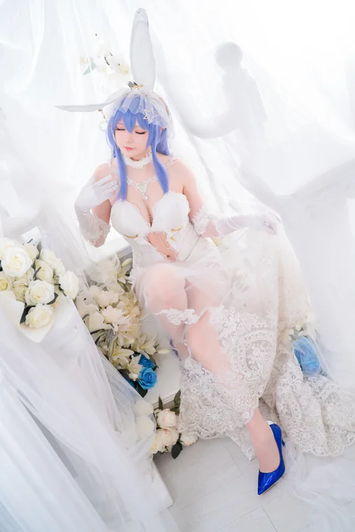 [Coser] Chinese 星之迟迟 - 碧蓝航线 花园 preview 16