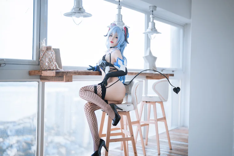 [Coser] Chinese 桜井宁宁 - 甘雨 preview 8