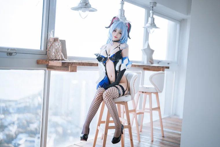 [Coser] Chinese 桜井宁宁 - 甘雨 preview 9