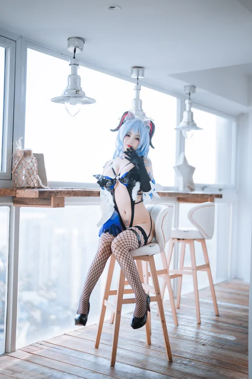 [Coser] Chinese 桜井宁宁 - 甘雨 preview 10