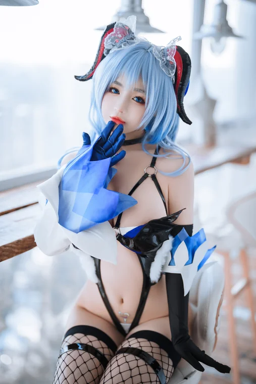 [Coser] Chinese 桜井宁宁 - 甘雨 preview 11