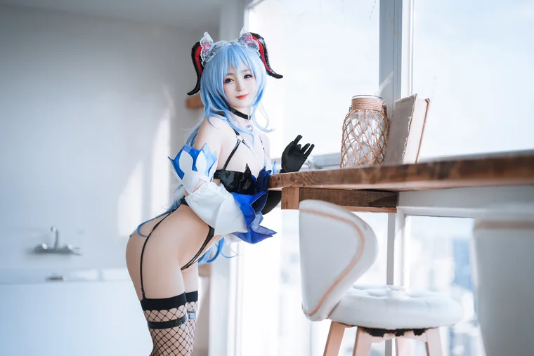 [Coser] Chinese 桜井宁宁 - 甘雨 preview 23
