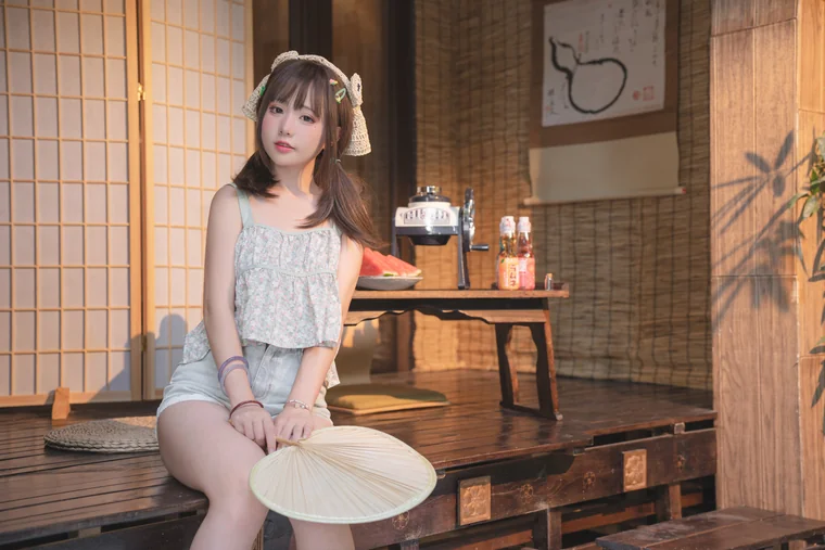 [Coser] Chinese 爆机少女喵小吉 - 小吉的小镇生活 preview 24