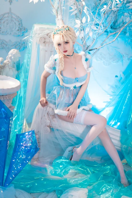 [Coser] Chinese 雯妹不讲道理新图 - 冰雪 preview 4