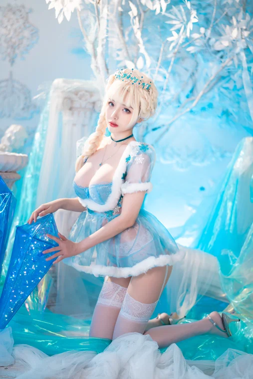 [Coser] Chinese 雯妹不讲道理新图 - 冰雪 preview 6