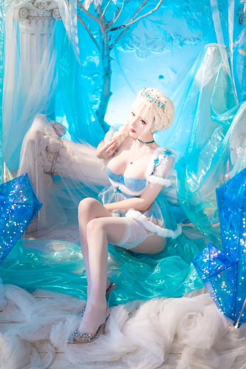 [Coser] Chinese 雯妹不讲道理新图 - 冰雪 preview 11