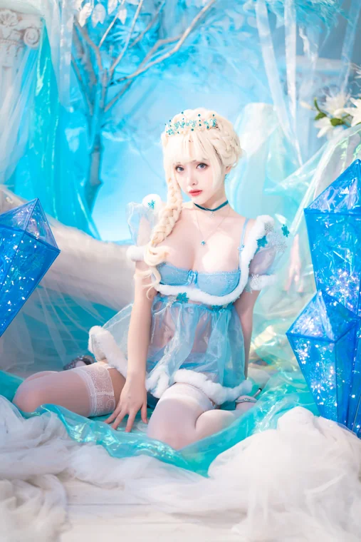 [Coser] Chinese 雯妹不讲道理新图 - 冰雪 preview 17
