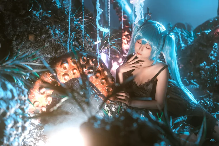[Coser] Chinese 蠢沫沫 - 深海少女 preview 17