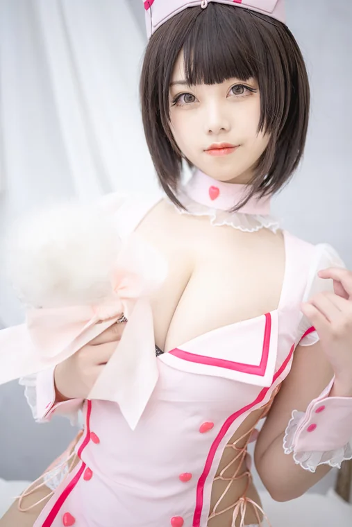 [Coser] Chinese 蜜汁猫裘 - 小护士 preview 8