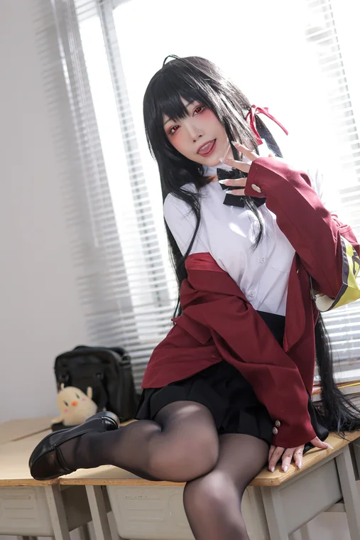 [Coser] Chinese 水淼Aqua - JK大凤 preview 11