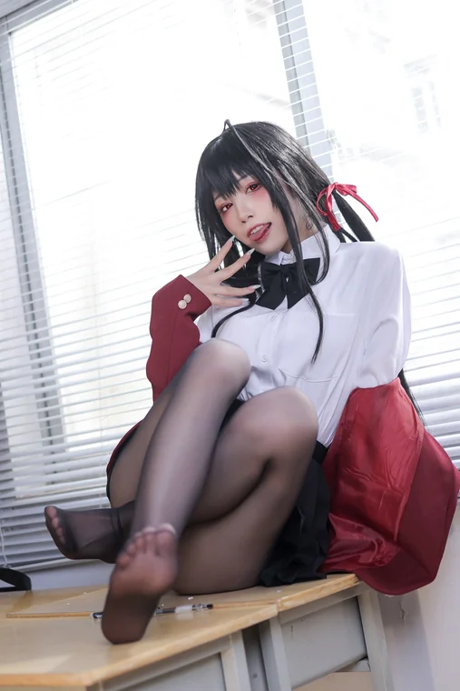 [Coser] Chinese 水淼Aqua - JK大凤 preview 15