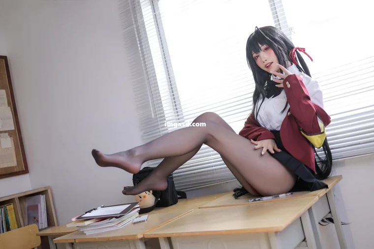 [Coser] Chinese 水淼Aqua - JK大凤 preview 19
