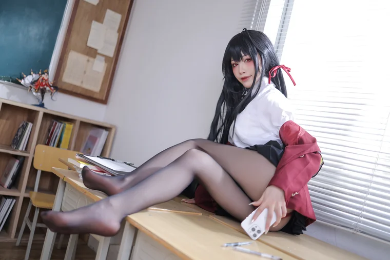 [Coser] Chinese 水淼Aqua - JK大凤 preview 20
