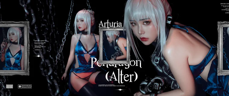 [Coser] Chinese 爆机少女喵小吉 - Fate stay night 黑呆 preview 2