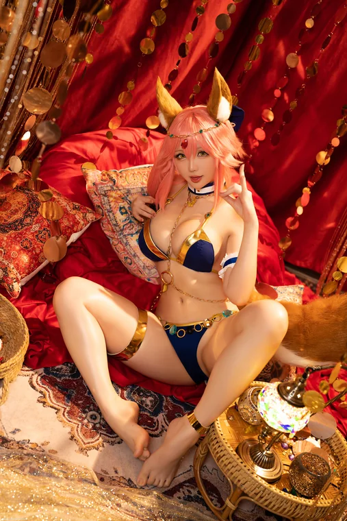 [Coser] Chinese 星之迟迟 - FGO玉藻前舞娘 preview 7
