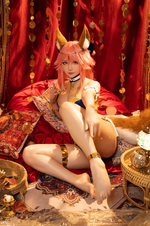 [Coser] Chinese 星之迟迟 - FGO玉藻前舞娘 preview 10
