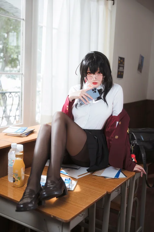 [Coser] Chinese 瓜希酱 - 大凤JK preview 3