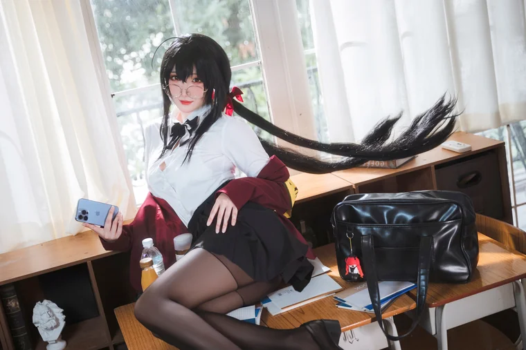 [Coser] Chinese 瓜希酱 - 大凤JK preview 8
