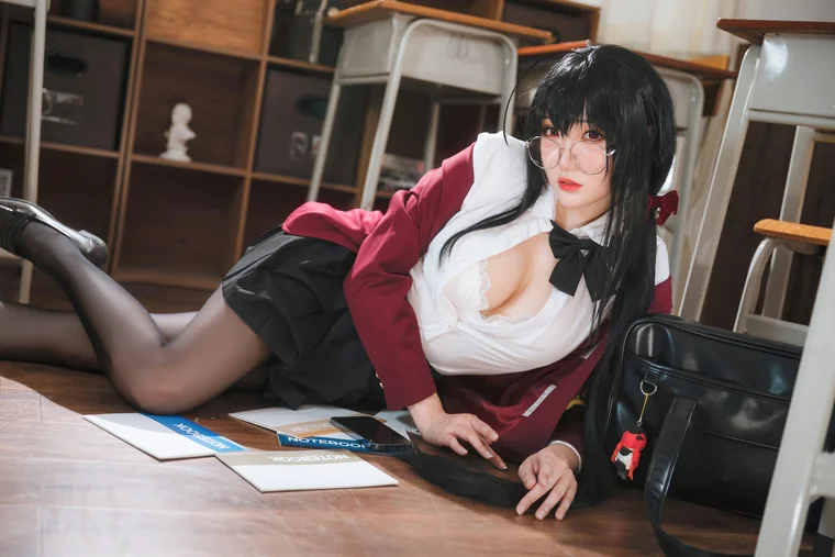 [Coser] Chinese 瓜希酱 - 大凤JK preview 23