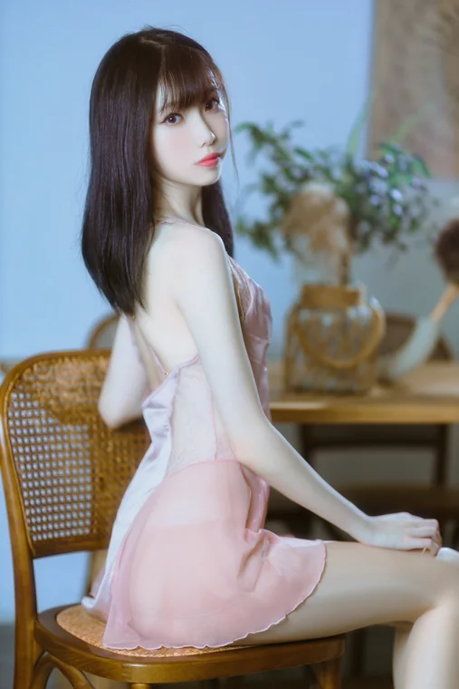 [Coser] Chinese 许岚LAN - 半透粉纱 preview 6