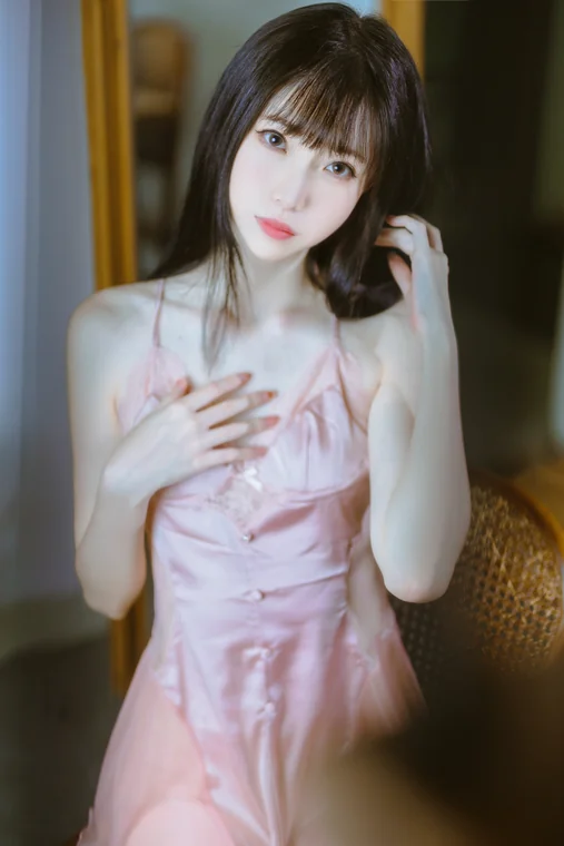 [Coser] Chinese 许岚LAN - 半透粉纱 preview 12