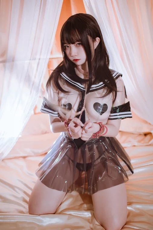 [Coser] Chinese 二佐Nisa - 私房透明JK preview 1