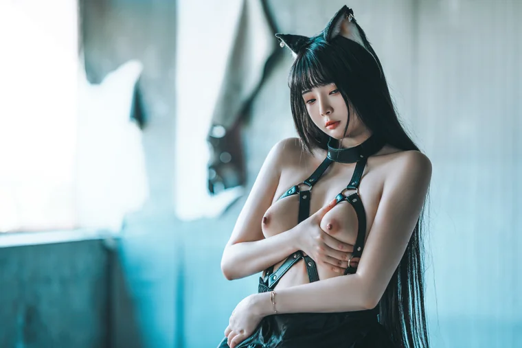 [Coser] Chinese 落落Raku - 黑猫 preview 2