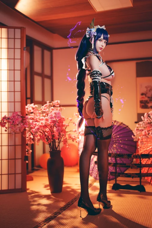 [Coser] Chinese 沖田凜花Rinka - 雷电将军 preview 2