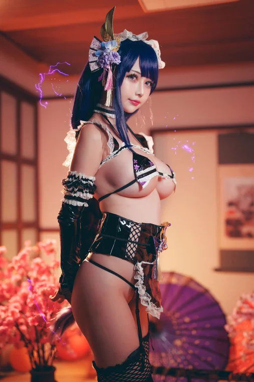 [Coser] Chinese 沖田凜花Rinka - 雷电将军 preview 6
