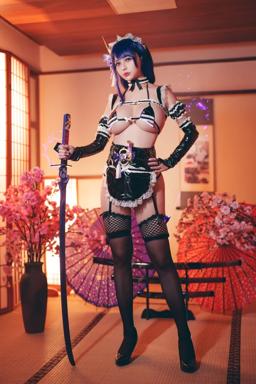 [Coser] Chinese 沖田凜花Rinka - 雷电将军 preview 9