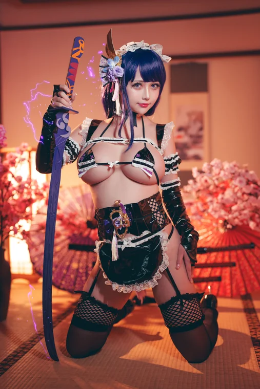 [Coser] Chinese 沖田凜花Rinka - 雷电将军 preview 13