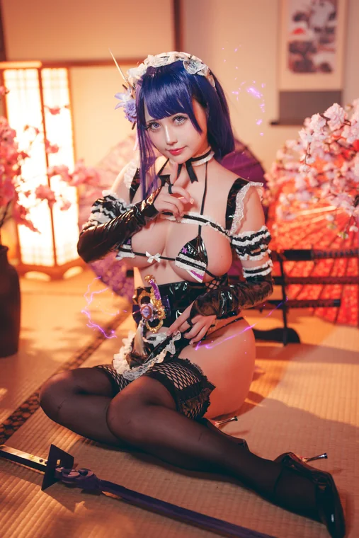 [Coser] Chinese 沖田凜花Rinka - 雷电将军 preview 16