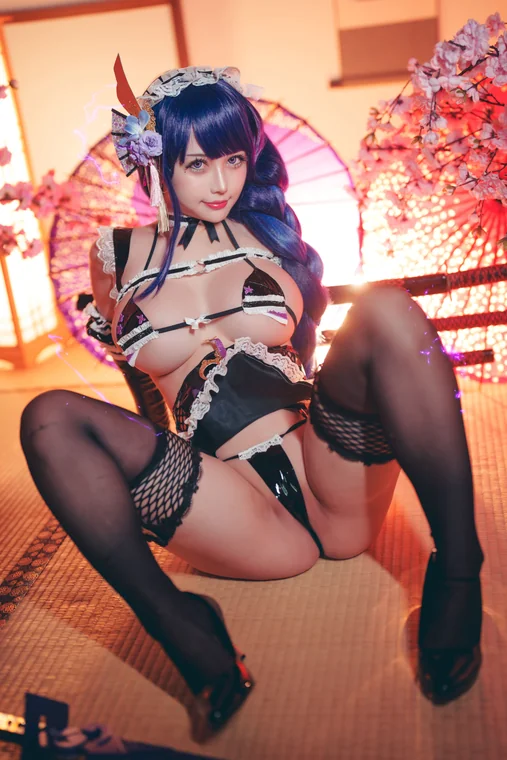 [Coser] Chinese 沖田凜花Rinka - 雷电将军 preview 18