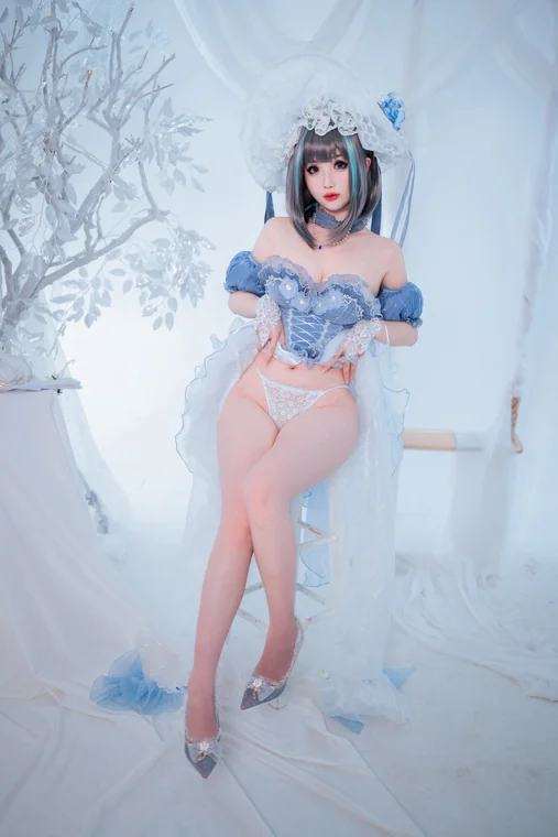 [Coser] Chinese rioko凉凉子 - 柴郡 冰雪公主 preview 16