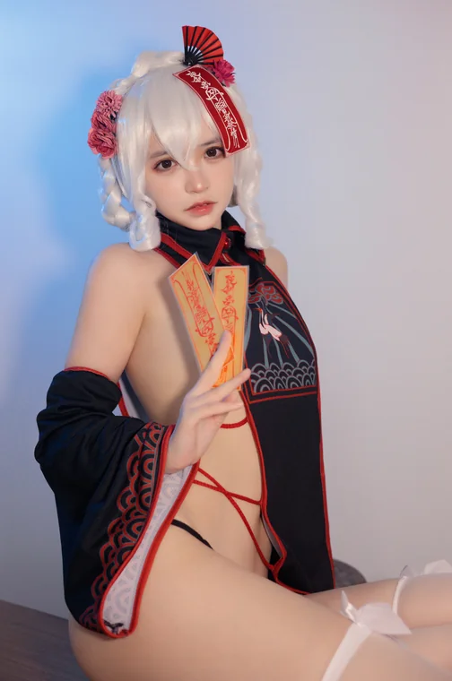 [Coser] Chinese 疯猫ss - 小僵尸 preview 21
