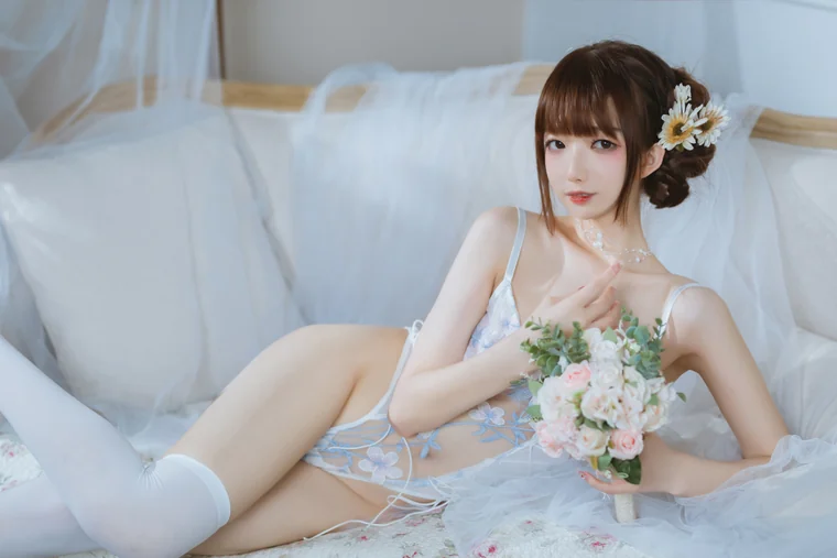 [Coser] Chinese 封疆疆v - 纯欲连体衣 preview 19