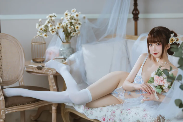 [Coser] Chinese 封疆疆v - 纯欲连体衣 preview 20