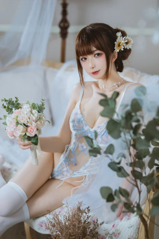 [Coser] Chinese 封疆疆v - 纯欲连体衣 preview 22