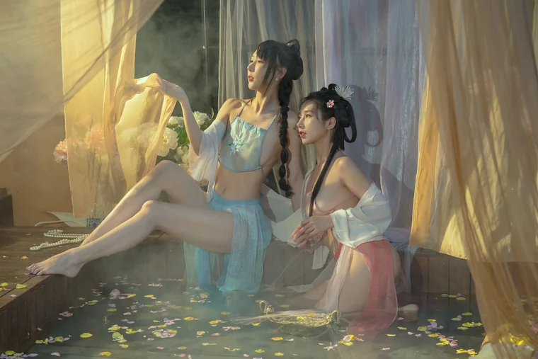 [Coser] Chinese 云溪溪 x 奶桃 - 水池 preview 4