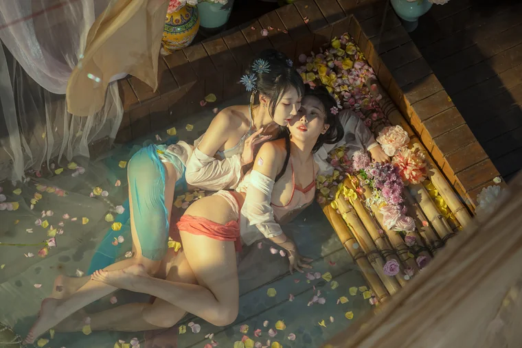 [Coser] Chinese 云溪溪 x 奶桃 - 水池 preview 24