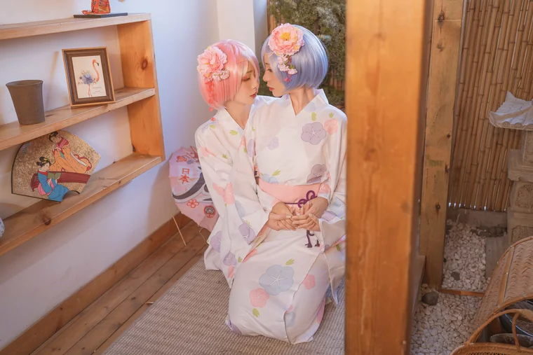 [Coser] Chinese 爆机少女喵小吉 x 金鱼kinngyo - 双子系列 从零开始異世界生活 preview 4