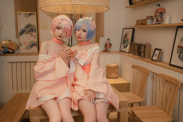 [Coser] Chinese 爆机少女喵小吉 x 金鱼kinngyo - 从零开始的女体盛宴 preview 4