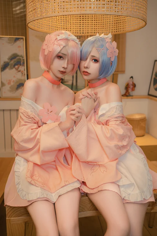 [Coser] Chinese 爆机少女喵小吉 x 金鱼kinngyo - 从零开始的女体盛宴 preview 6