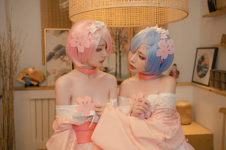 [Coser] Chinese 爆机少女喵小吉 x 金鱼kinngyo - 从零开始的女体盛宴 preview 7