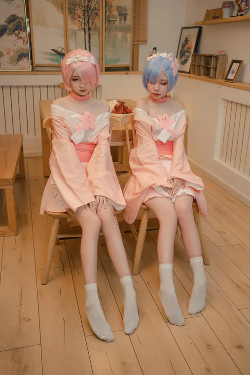 [Coser] Chinese 爆机少女喵小吉 x 金鱼kinngyo - 从零开始的女体盛宴 preview 15