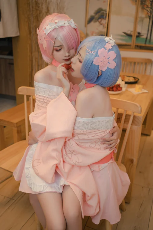 [Coser] Chinese 爆机少女喵小吉 x 金鱼kinngyo - 从零开始的女体盛宴 preview 17
