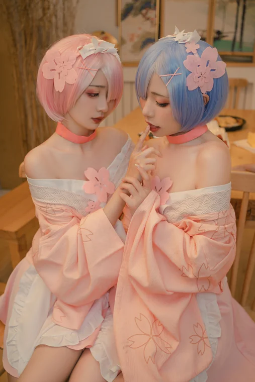 [Coser] Chinese 爆机少女喵小吉 x 金鱼kinngyo - 从零开始的女体盛宴 preview 19